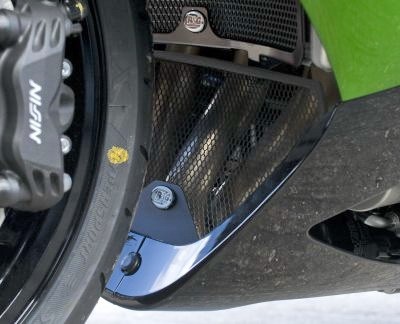 R&G DG0007TI Ochranná mřížka svodů Kawasaki ZZR1400 titanová